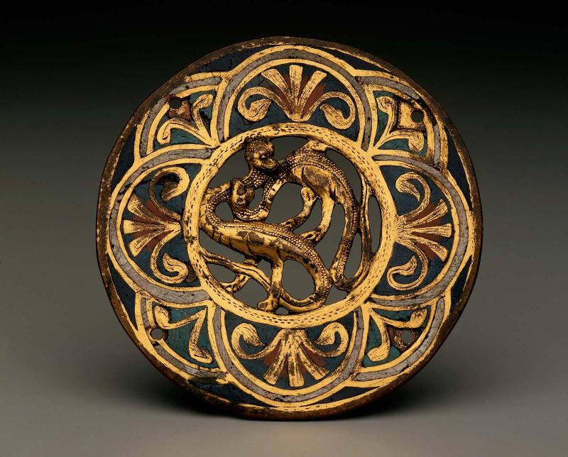 Roundel with Basilisks