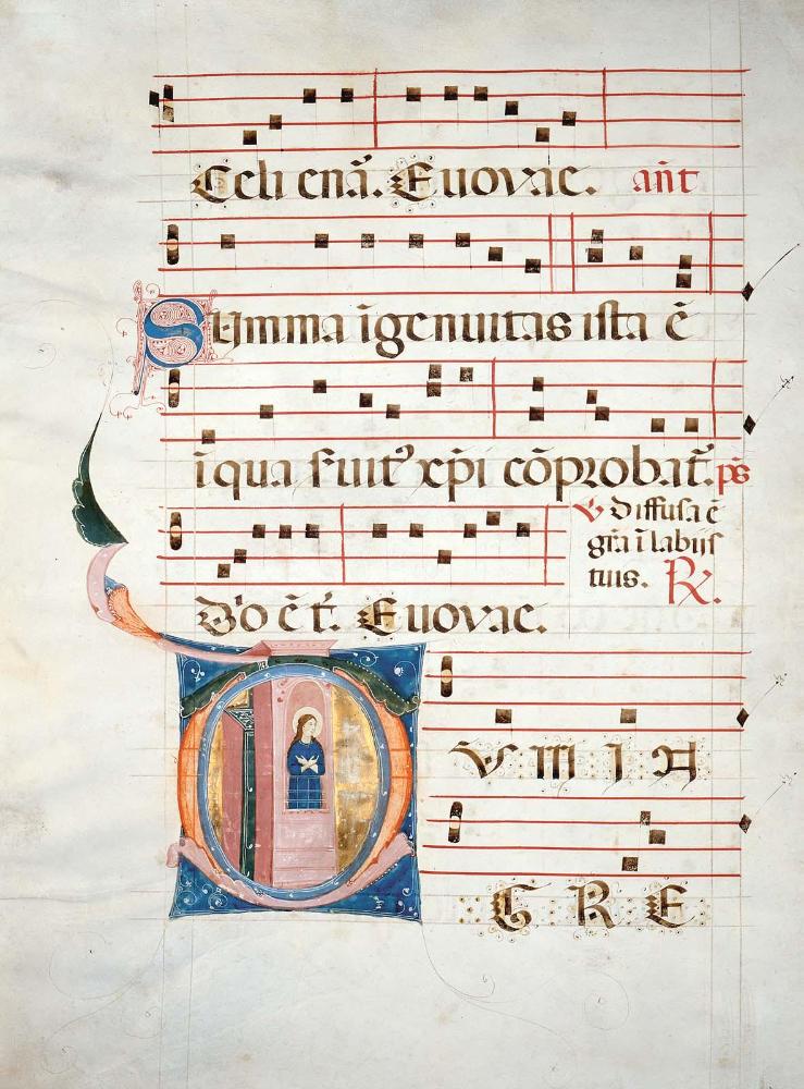 Leaf from an Antiphonary