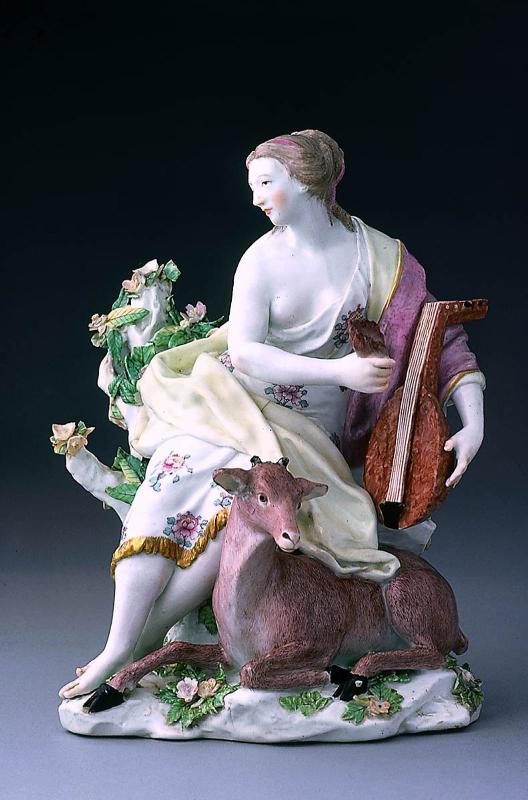 Allegorical figure of Hearing