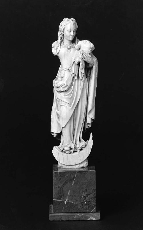 Madonna and Child on Crescent Moon