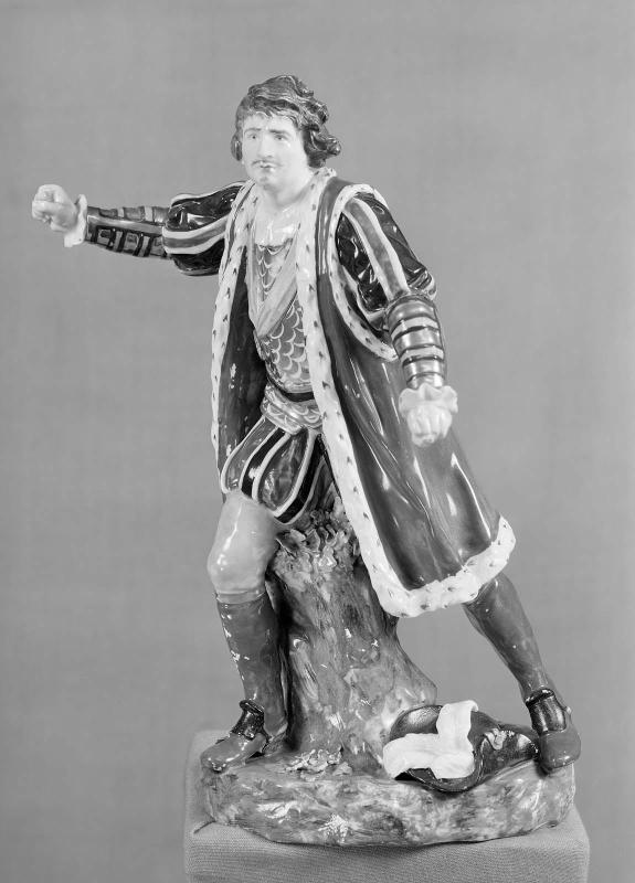 Figure of Edmund Kean in the Role of Richard III