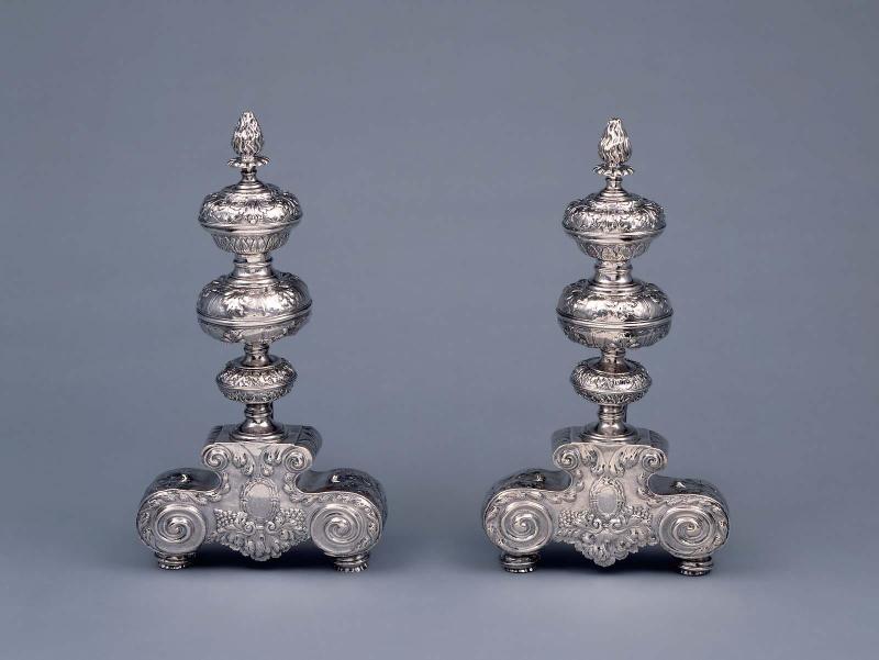 Pair of andirons