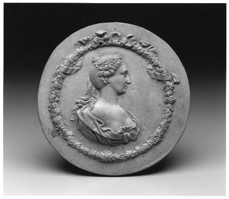 Portrait relief of a lady