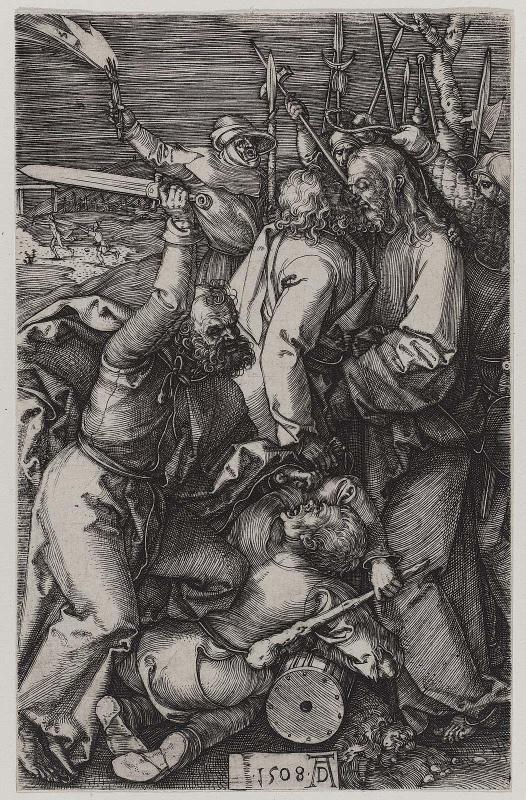 Betrayal of Christ (from the Engraved Passion series, one of 15 plates)