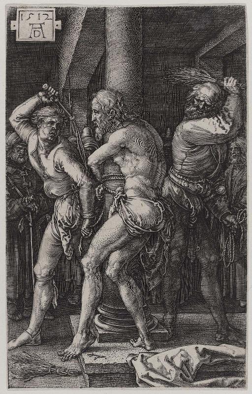 Flagellation of Christ (from the Engraved Passion series, one of 15 plates)