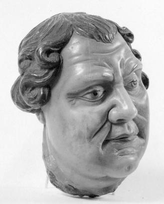 Portrait head of Martin Luther