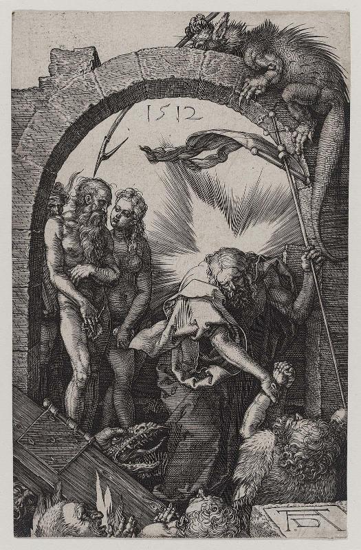 Harrowing of Hell (from the Engraved Passion series, one of 15 plates)