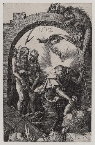 Harrowing of Hell (from the Engraved Passion series, one of 15 plates)