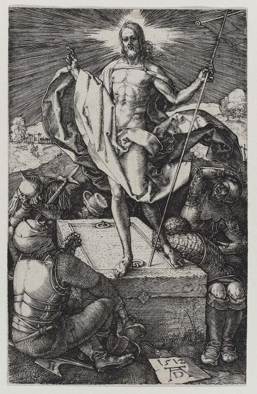 Resurrection (from the Engraved Passion series, one of 15 plates)