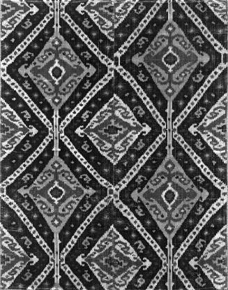 Velvet ikat silk