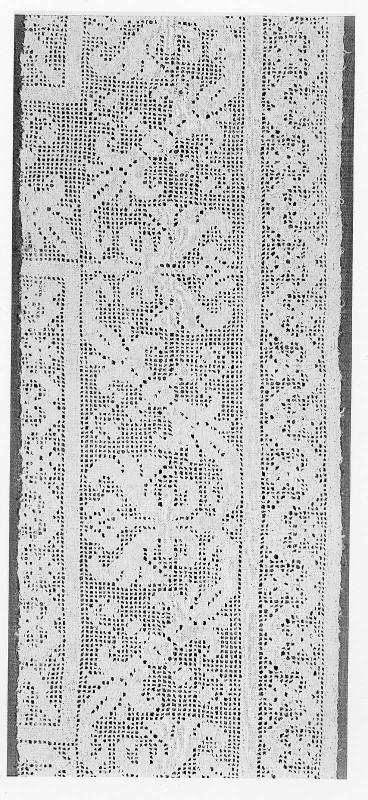Fragment of a border or an insertion