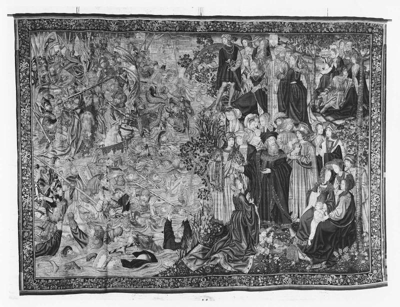 Tapestry: The Destruction of the Egyptians in the Red Sea 
(from the series THE STORY OF MOSES)