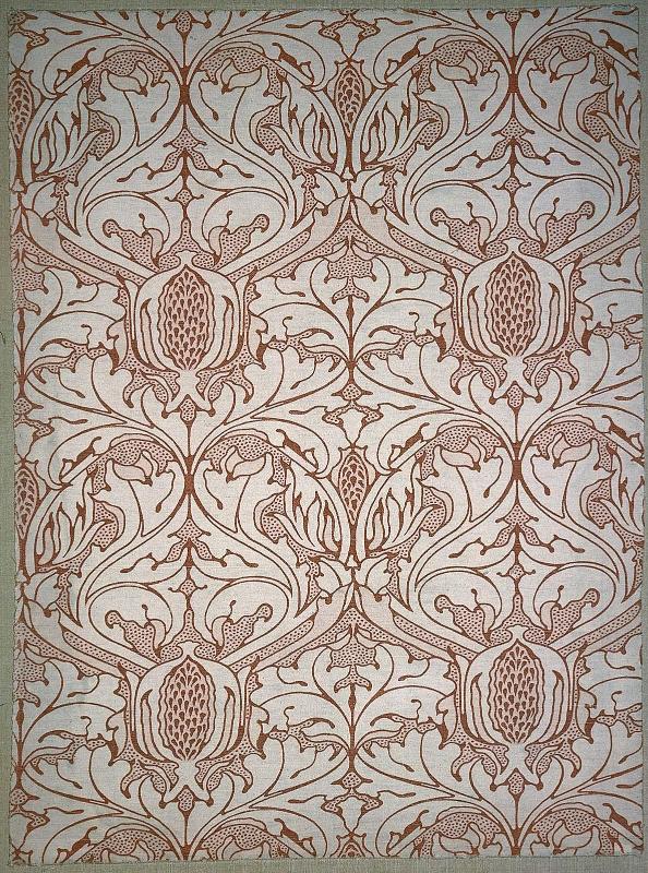 Fragment of furnishing fabric
