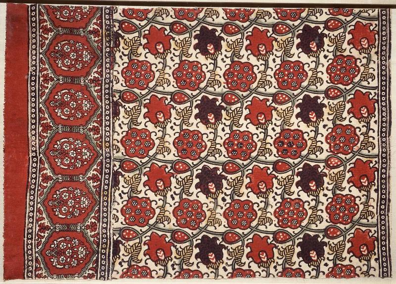 Fragment of bed cover