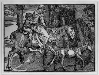 An Old Peasant Woman Riding to Market