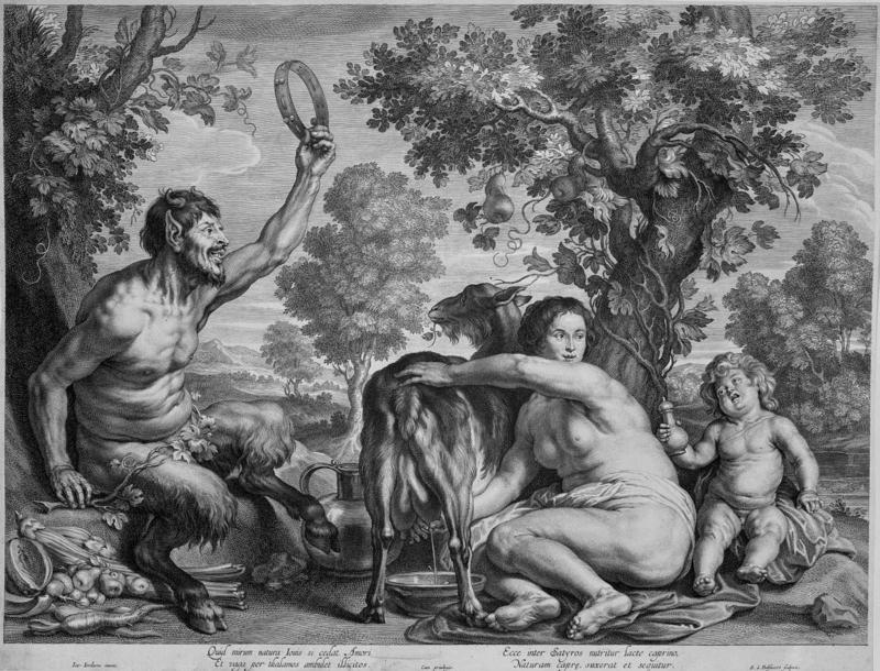 Jupiter and the goat Amalthea