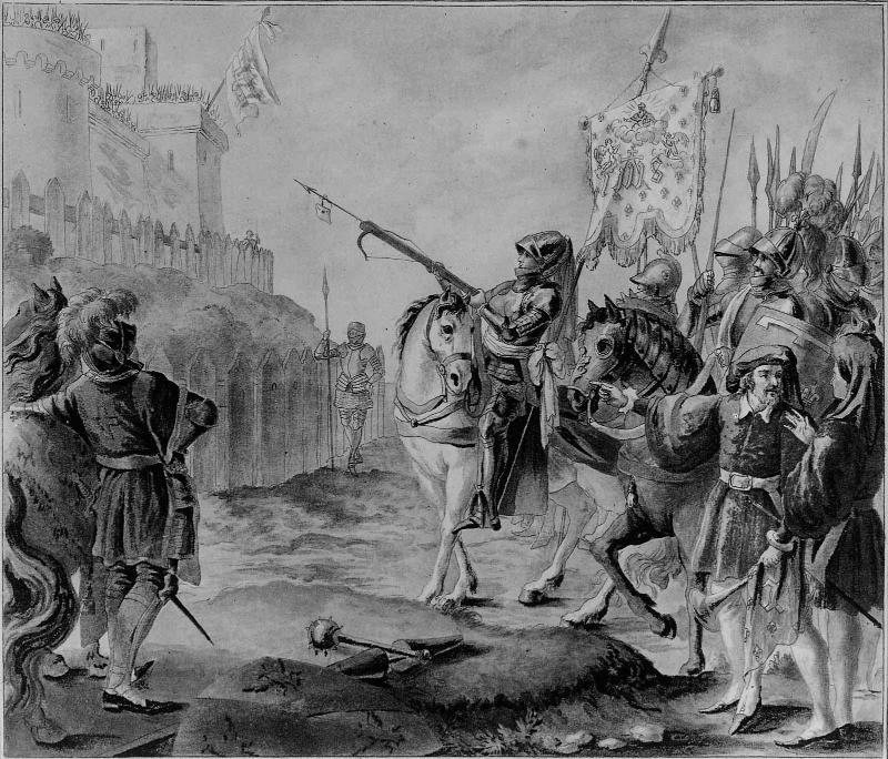 Jeanne D'Arc ordonne aux Anglois de sortir fe France