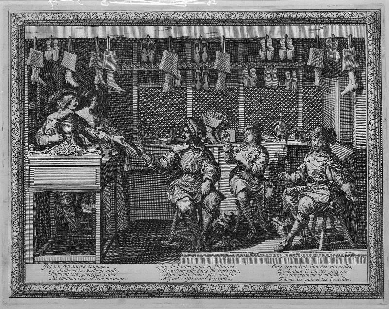 The Bootmaker's Shop (The Trades, Plate 5)