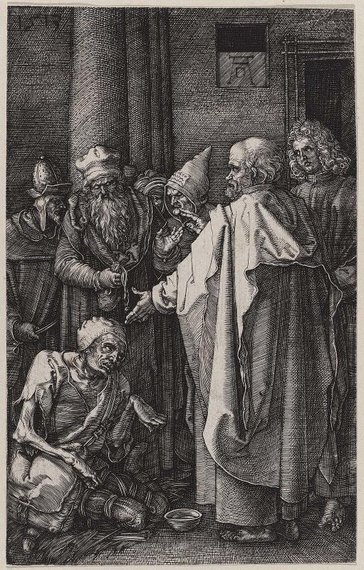 Saints Peter and John Healing the Lame Man