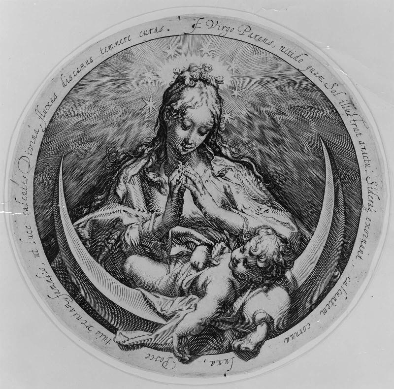 Virgin and Child on the Crescent , about 1595