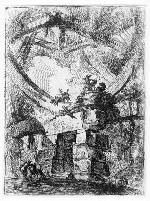 The Giant Wheel (Plate IX of the Second Edition, Second Issue, of the Carceri)