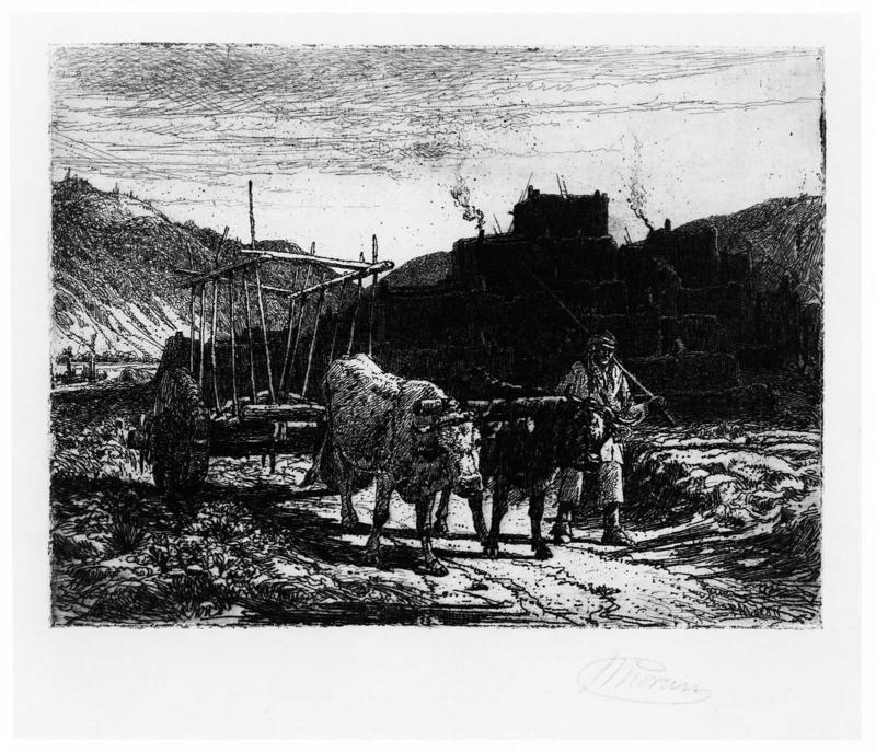 Landscape with Ox Team