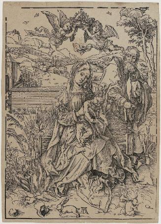 Holy Family with Three Hares