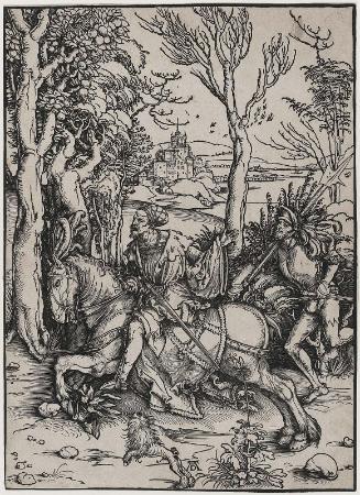 Knight on Horseback and Lansquenet