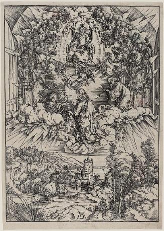 Saint John before God and the Elders (Apocalypse)