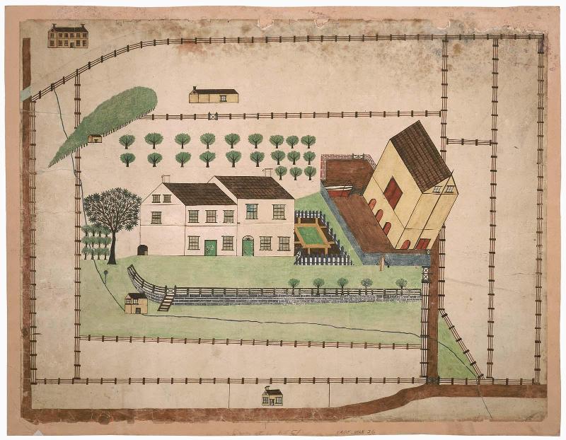 Pennsylvania Farmstead with Many Fences