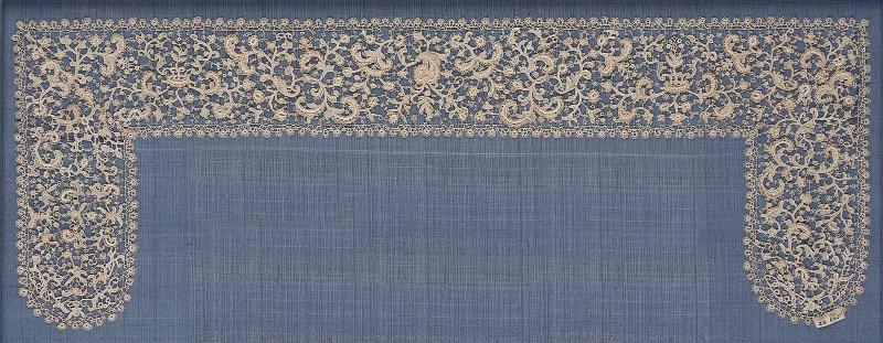 Point lace. Punto a rosellina, Barbe