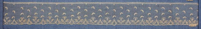 Narrow lace flounce