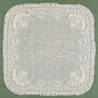 White linen handkerchief