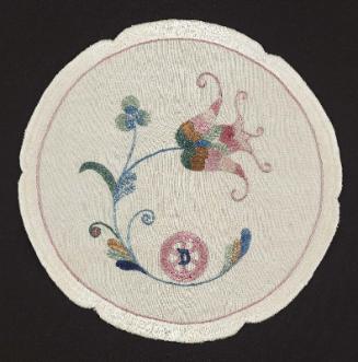 Embroidered doily (one of three)