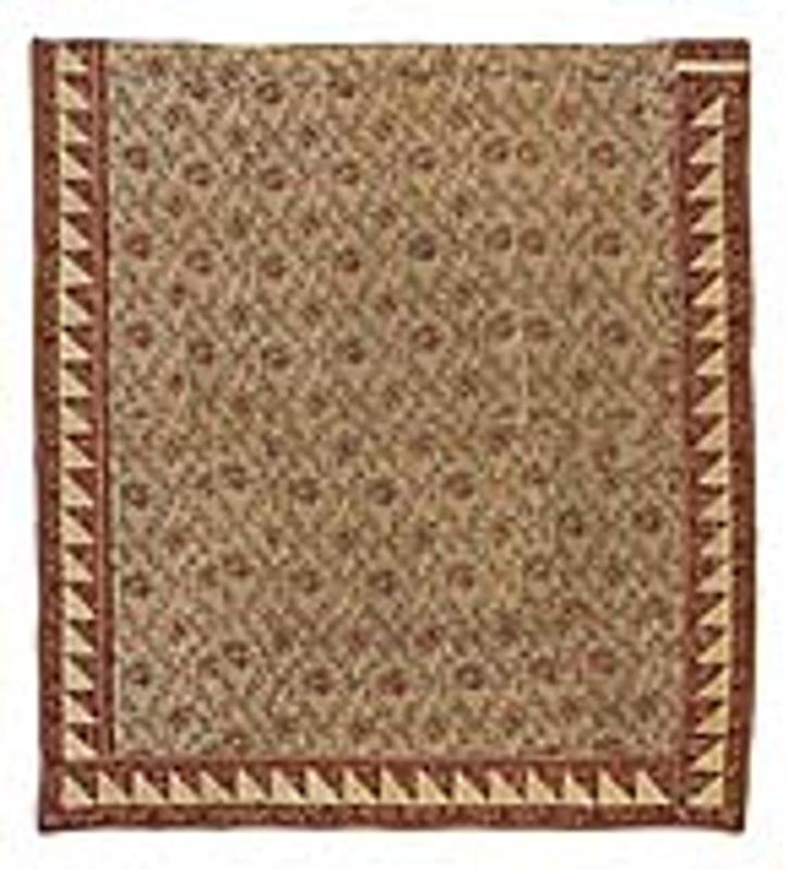 Wholecloth quilt with border