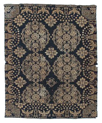 Coverlet, woven on the Jacquard loom