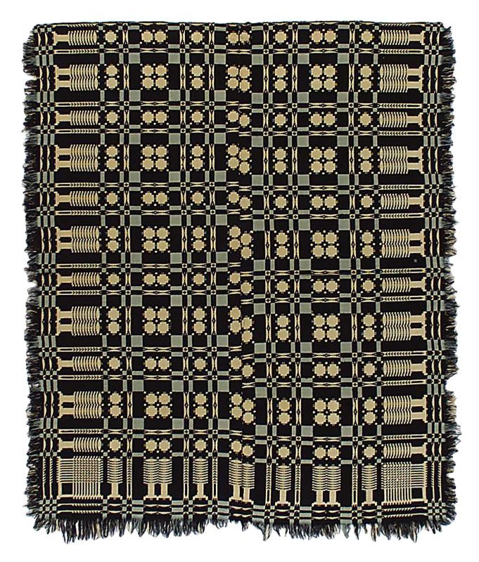 Double cloth coverlet