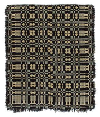 Double cloth coverlet