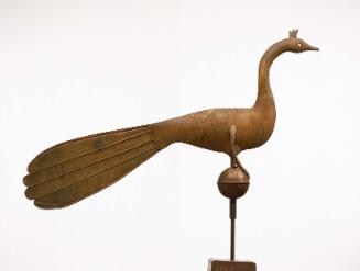 Peacock weather vane