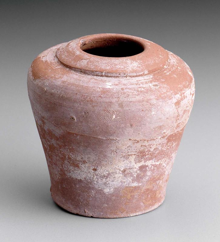 Neckless shouldered jar