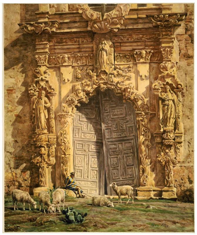 Portal of the Mission of San José, Texas