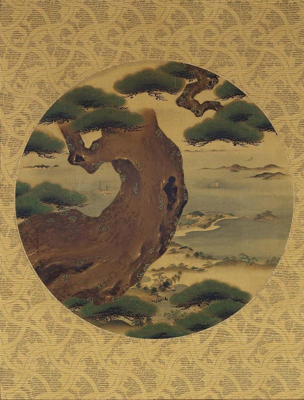 Pine in a True View Painting (Shinkei zu)