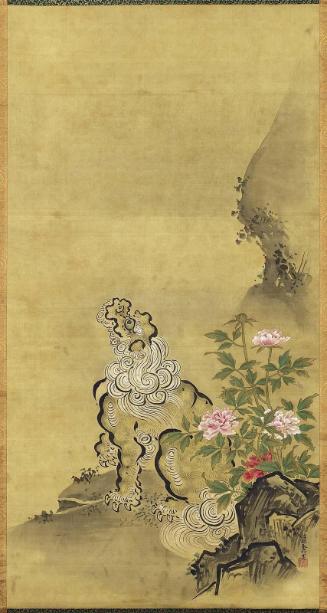 Chinese Lions and Peonies