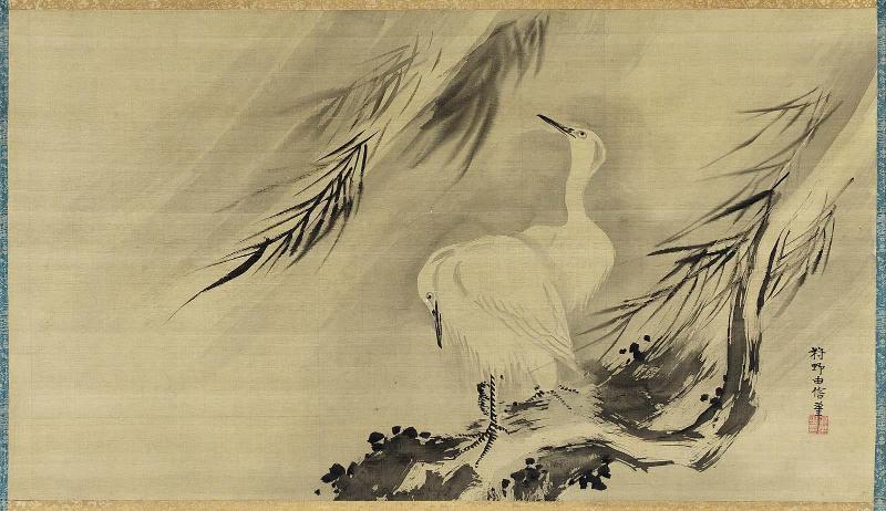 Egrets and Willow