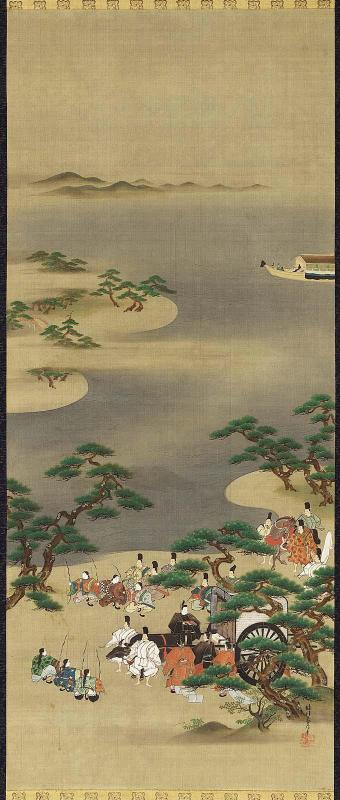 Miotsukushi from the Tale of Genji