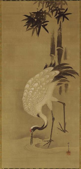 Crane and Bamboo