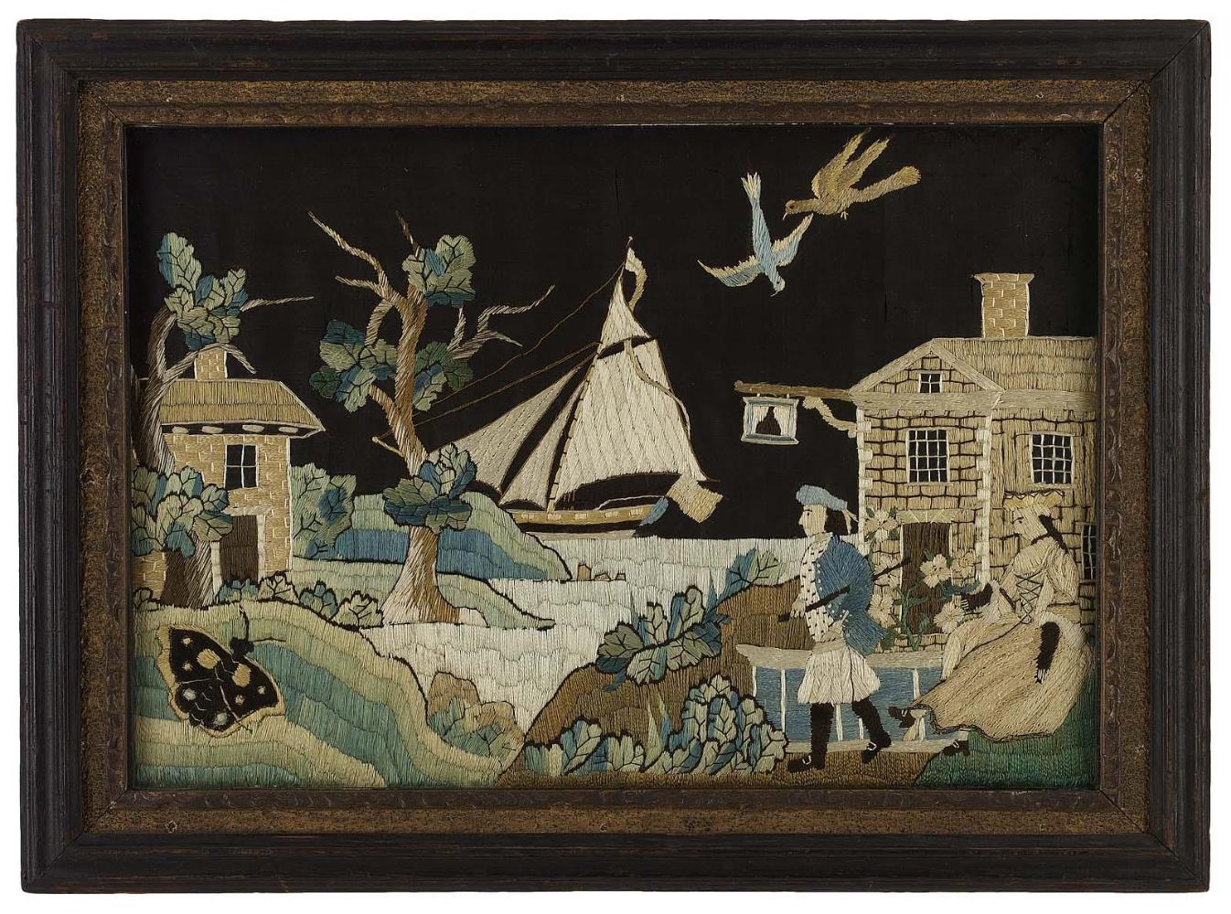 Embroidered picture