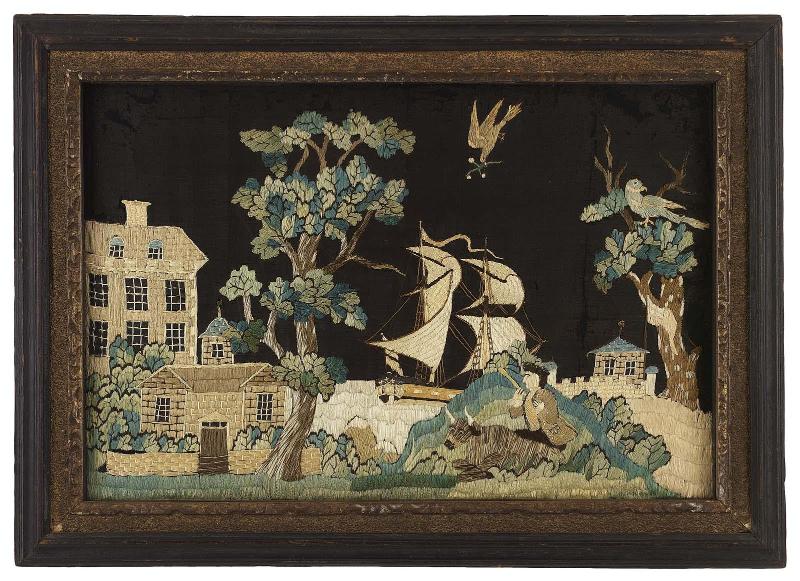 Embroidered picture