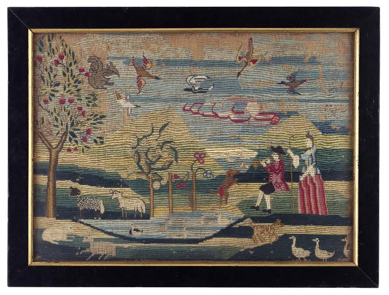 Embroidered picture