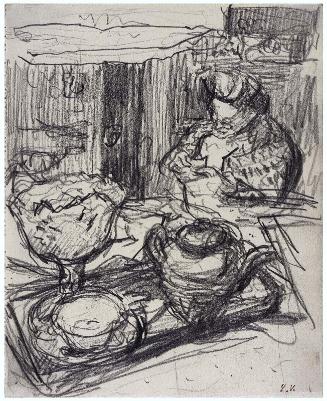 Lady at Tea Table